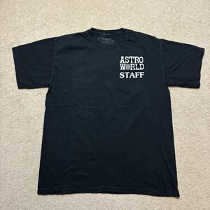 Travis Scott Astroworld Staff Shirt Large Black Wish You Were Here Local Crew T